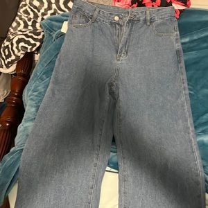Straight leg jeans